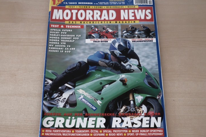 Deckblatt Motorrad News (12/2002)